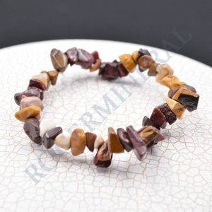 Pulsera Jaspe Mookaite barroca